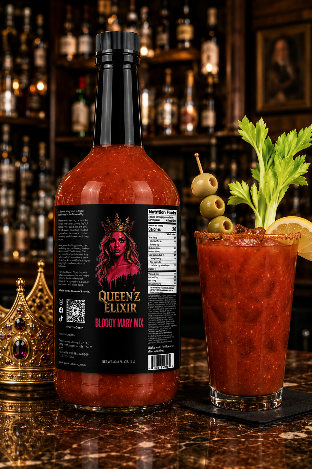 The Queen'z Elixir Bloody Mary Mix – Queen'z Mixing & Co LLC The Queen'z Elixir Bloody Mary Mix – Queen'z Mixing & Co LLC